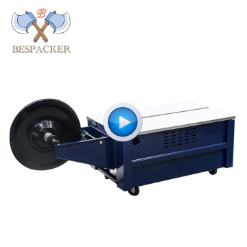 Bespacker KZ-900L low type semi-automatic hand box strapping packaging machine